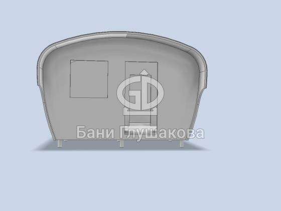 Баня «Танк Сказка» 4х6