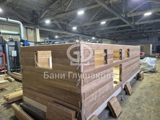 Баня «Буханочка» 6м из клееного термобруса №82500308