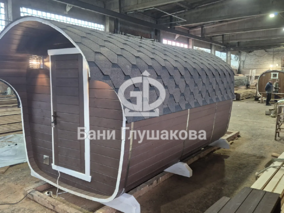 Баня бочка «Сказка» 4м из термодоски №82600328
