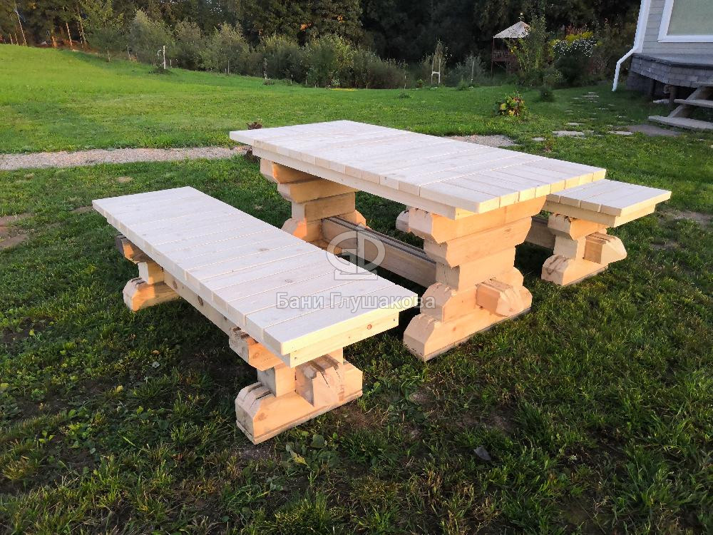 Можно ли изготовить стол со скамейками своими руками